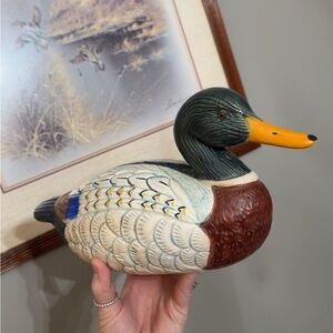 Albert Weiss Cream and Blue Hand-Painted Design